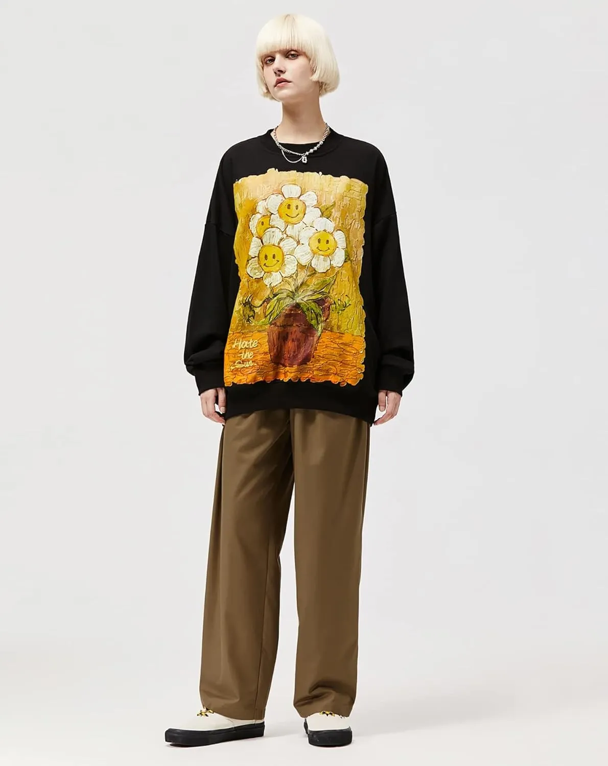 Niepce Inc Streetwear Crewneck Graphic Men's Sweatshirt Pullover