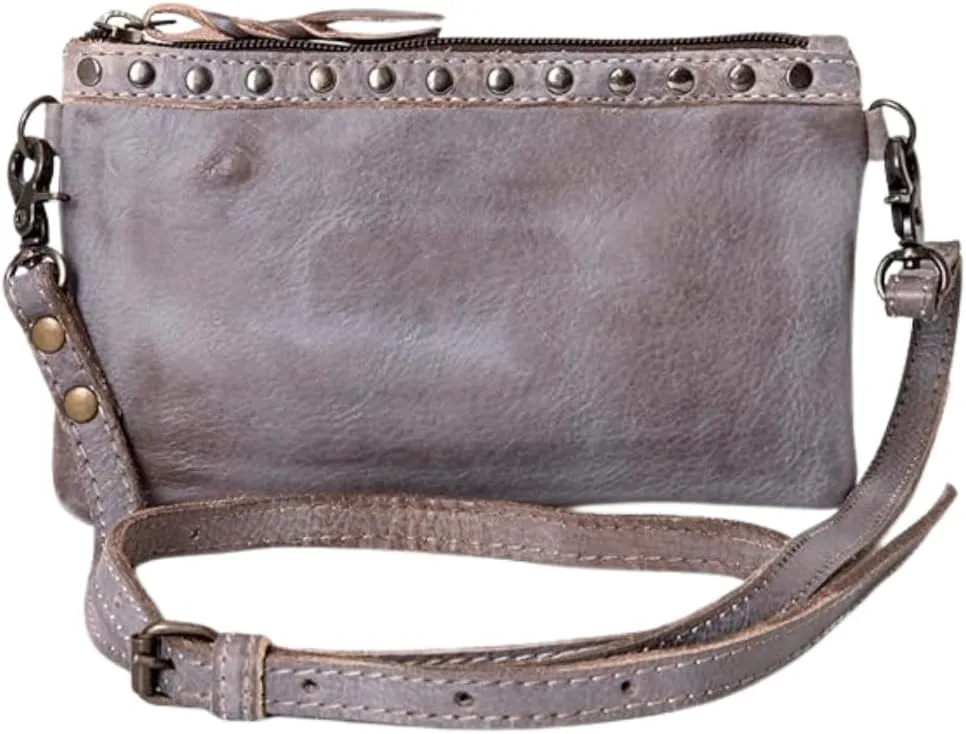 Nmbg102D Small Crossbody Vintage Handmade Genuine Cowhide Leather Women Bag Western Handbag Purse