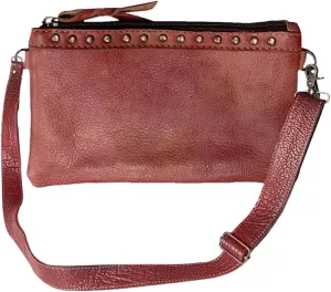 Nmbg102F Small Crossbody Vintage Handmade Genuine Cowhide Leather Women Bag Western Handbag Purse