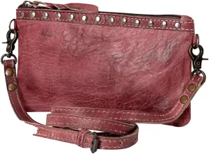 Nmbg102H Small Crossbody Vintage Handmade Genuine Cowhide Leather Women Bag Western Handbag Purse