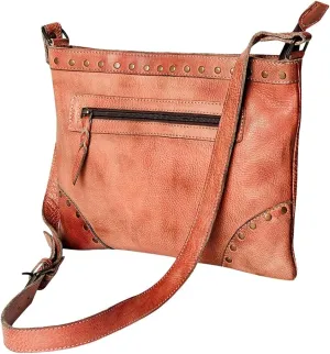 Nmbg110A Cross Body I Vintage Handmade Genuine Cowhide Leather Women Bag Western Handbag Purse