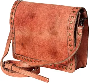 Nmbg115A Cross Body I Vintage Handmade Genuine Cowhide Leather Women Bag Western Handbag Purse