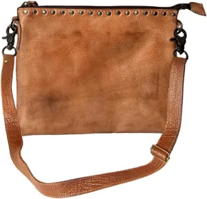 Nmbg117E Cross Body I Vintage Handmade Genuine Cowhide Leather Women Bag Western Handbag Purse