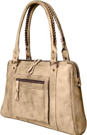 Nmbg128A Tote Vintage Handmade Genuine Cowhide Leather Women Bag Western Handbag Purse