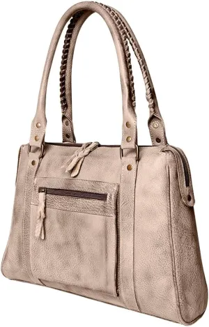 Nmbg128C Tote Vintage Handmade Genuine Cowhide Leather Women Bag Western Handbag Purse