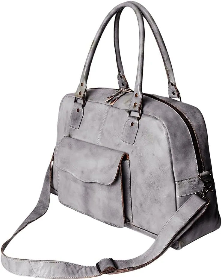 Nmbg133A Tote Vintage Handmade Genuine Cowhide Leather Women Bag Western Handbag Purse