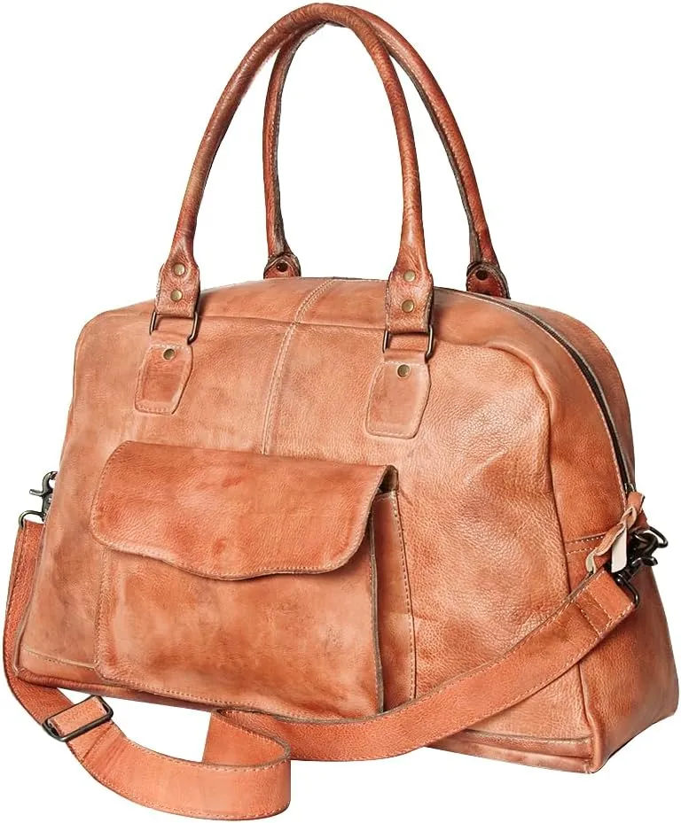 Nmbg133B Tote Vintage Handmade Genuine Cowhide Leather Women Bag Western Handbag Purse