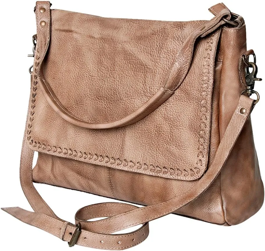 Nmbg135A Cross Body I Vintage Handmade Genuine Cowhide Leather Women Bag Western Handbag Purse