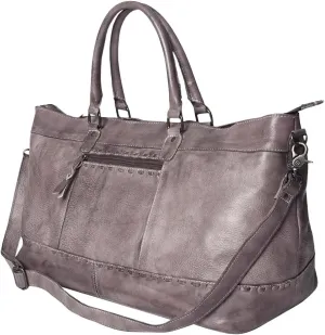 Nmbg136E Duffel Vintage Handmade Genuine Cowhide Leather Women Bag Western Handbag Purse
