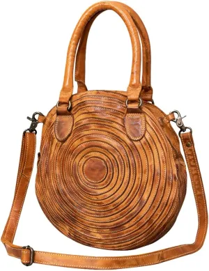Nmbgm112C Tote Vintage Handmade Genuine Cowhide Leather Women Bag Western Handbag Purse
