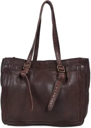 Nmbgr111Db Tote Vintage Handmade Genuine Cowhide Leather Women Bag Western Handbag Purse