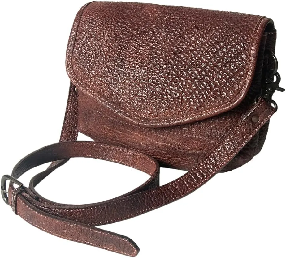 Nmbgz108C Envelope Vintage Handmade Genuine Cowhide Leather Women Bag Western Handbag Purse