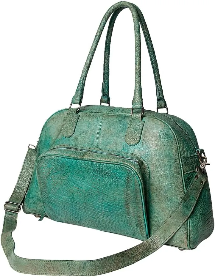 Nmbgz121B Tote Vintage Handmade Genuine Cowhide Leather Women Bag Western Handbag Purse