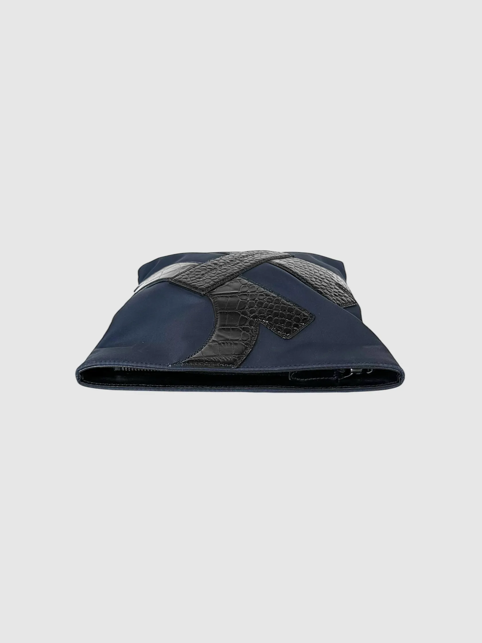 Nylon Logo Shoulder Bag