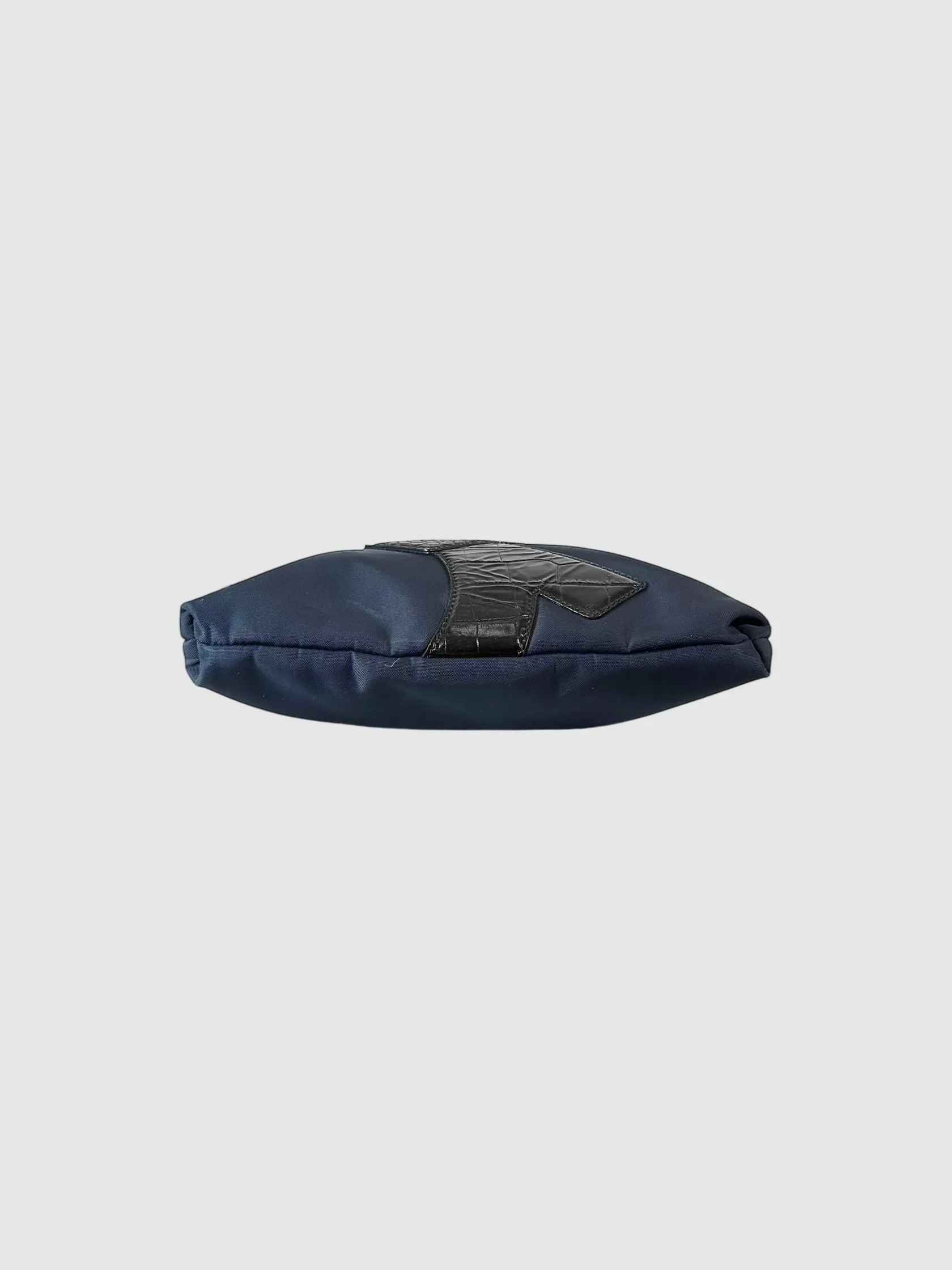 Nylon Logo Shoulder Bag