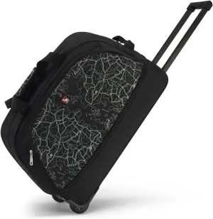 OIWAS Small Rolling Duffle Bag with Wheels Travel 22 inch Carry On Luggage Tote Unisex-Adult Short Term Trips Expandable 50L to 60L