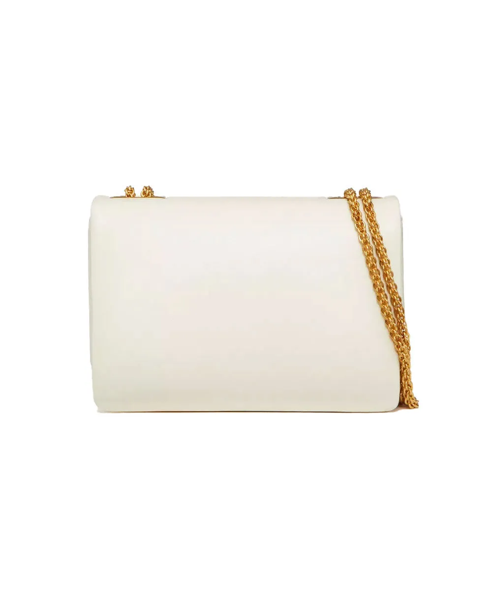 One Stud Small Shoulder Bag in Ivory