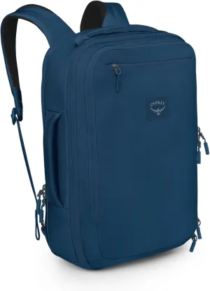 Osprey Aoede 25L Commuter Briefcase Backpack, Antique Blue