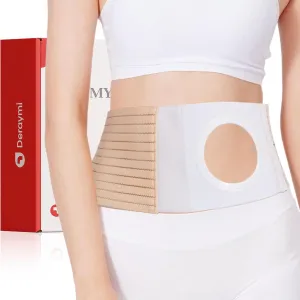 Ostomy Belt, Stoma Hernia Support Belt for Men Women Abdominal, Colostomy Belt for Post Operative Care, Ostomy Stealth Belt Helping Fix Stoma Bag in Place Size (M)