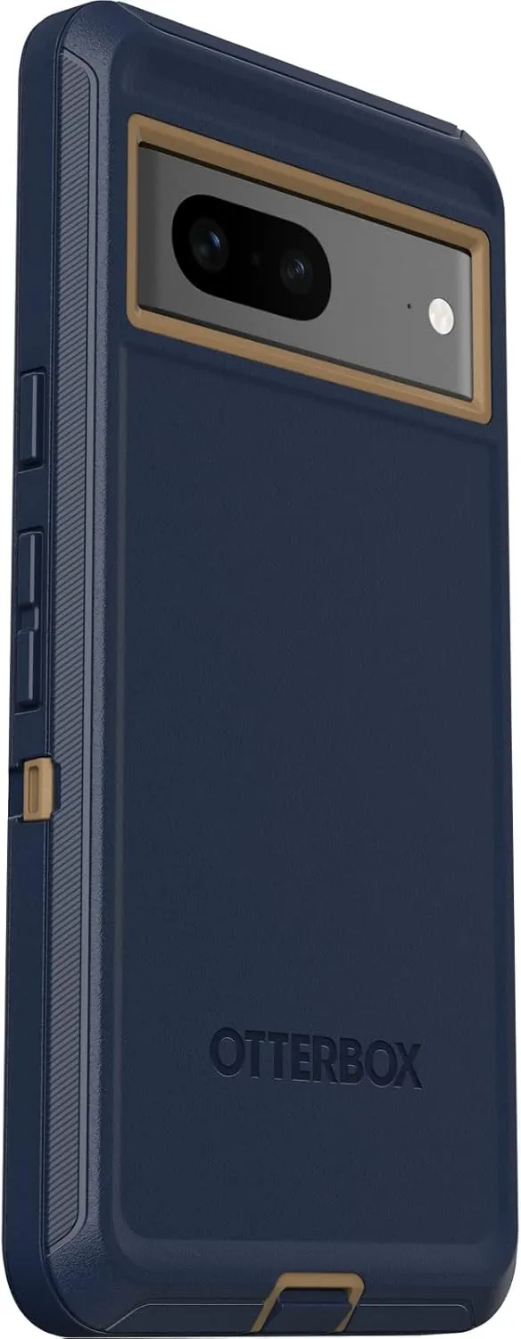 OtterBox Google Pixel 7 Defender Series Case - Blue Suede Shoes, Rugged & Durable, with Port Protection, Includes Holster Clip Kickstand