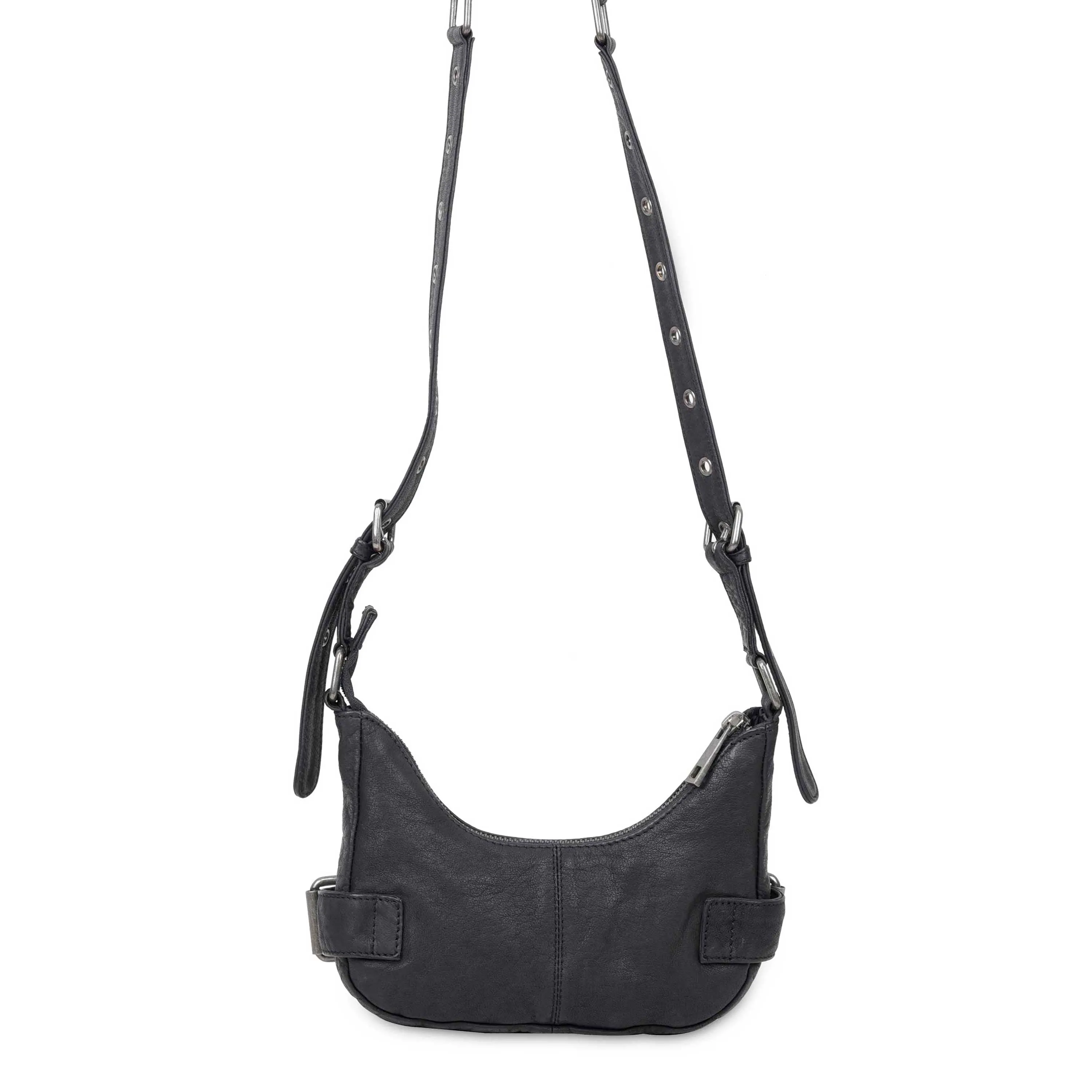 Palma Rivet Washed Black w. Antique Silver