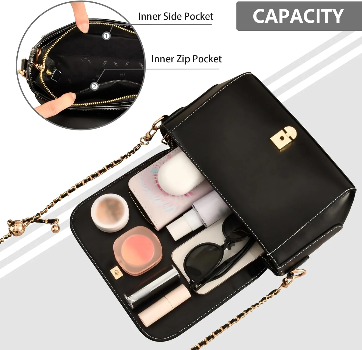 Parrot with Leaves and Flowers Women Leather Crossbody Bag, Crossbody Bags for Women, Zipper Shoulder Bag