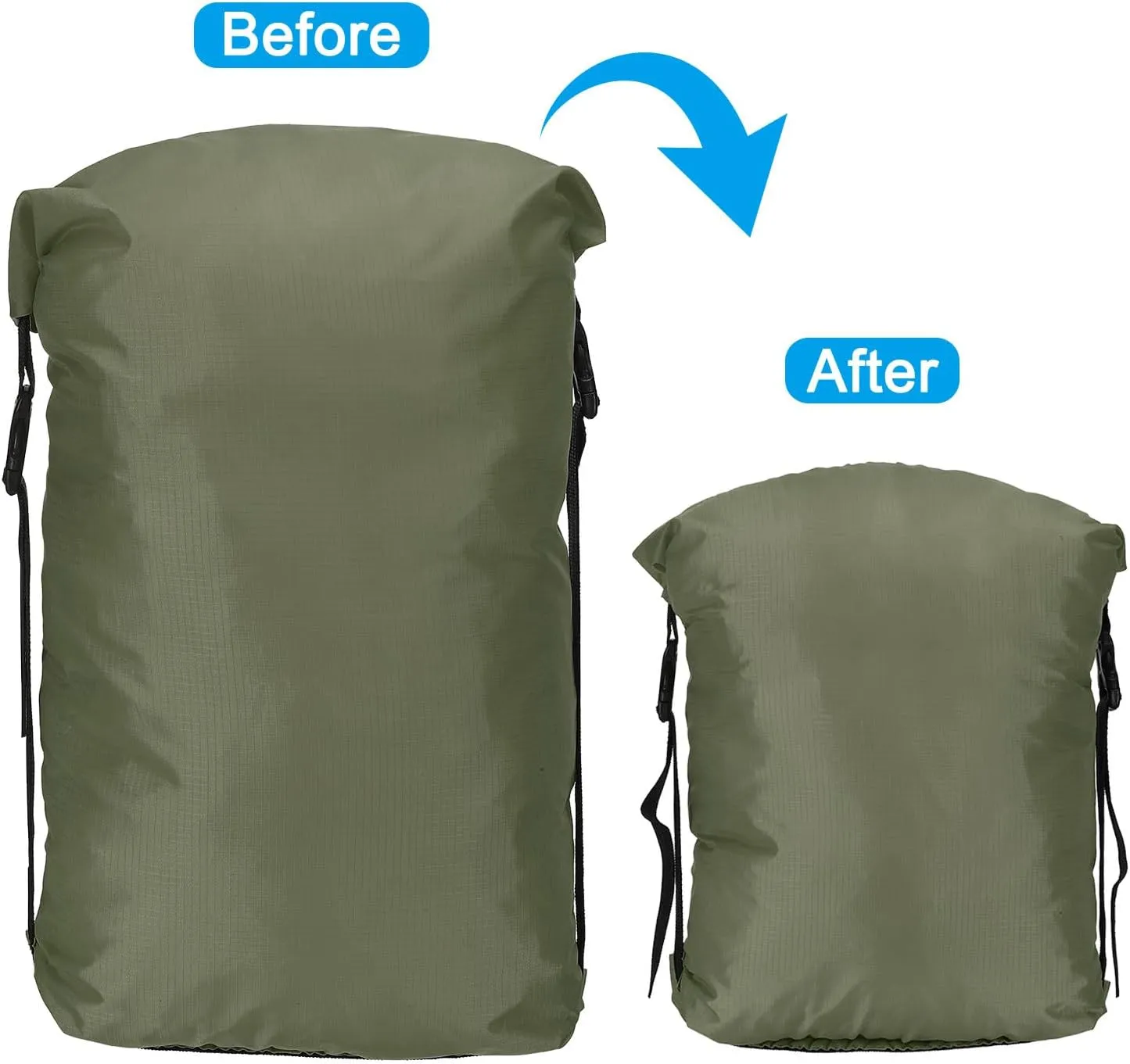 PATIKIL Compression Stuff Sack, Waterproof Sleeping Bag Storage Sack for Backpacking Camping