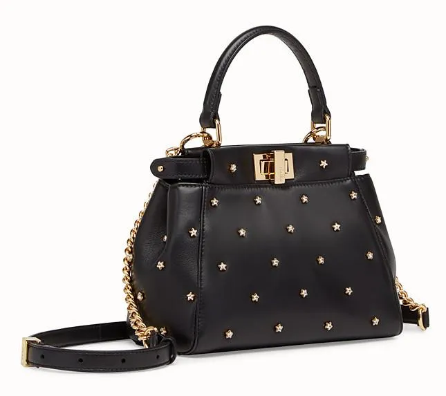 PEEKABOO XS Leather Mini-Bag - Black, Red, Pink, White