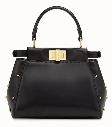 PEEKABOO XS Leather Mini-Bag - Black, Red, Pink, White