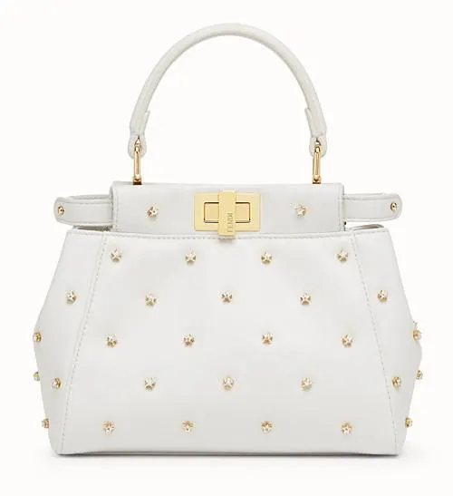 PEEKABOO XS Leather Mini-Bag - Black, Red, Pink, White