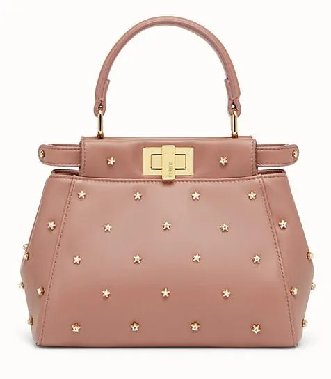 PEEKABOO XS Leather Mini-Bag - Black, Red, Pink, White