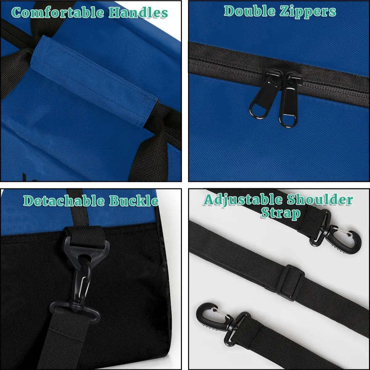 Personalized Martial Art Bag Duffel Bag for Boys Girls, Custom Taekwondo Karate Bag for Travel Weekender Practice Blue Black