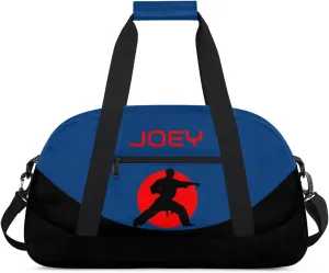 Personalized Martial Art Bag Duffel Bag for Boys Girls, Custom Taekwondo Karate Bag for Travel Weekender Practice Boy