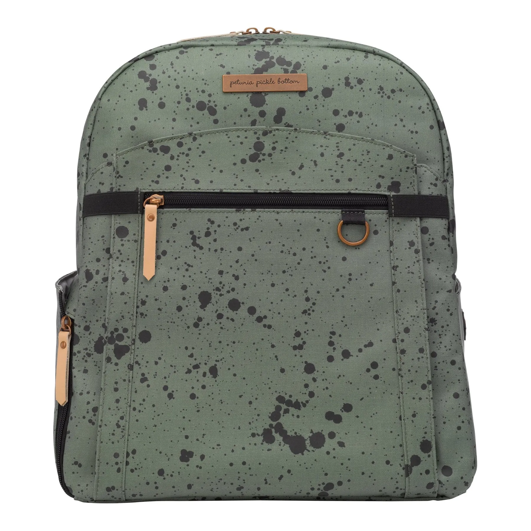 Petunia Pickle Bottom 2-in-1 Provisions Breast Pump & Diaper Bag Backpack in Olive Ink Blot