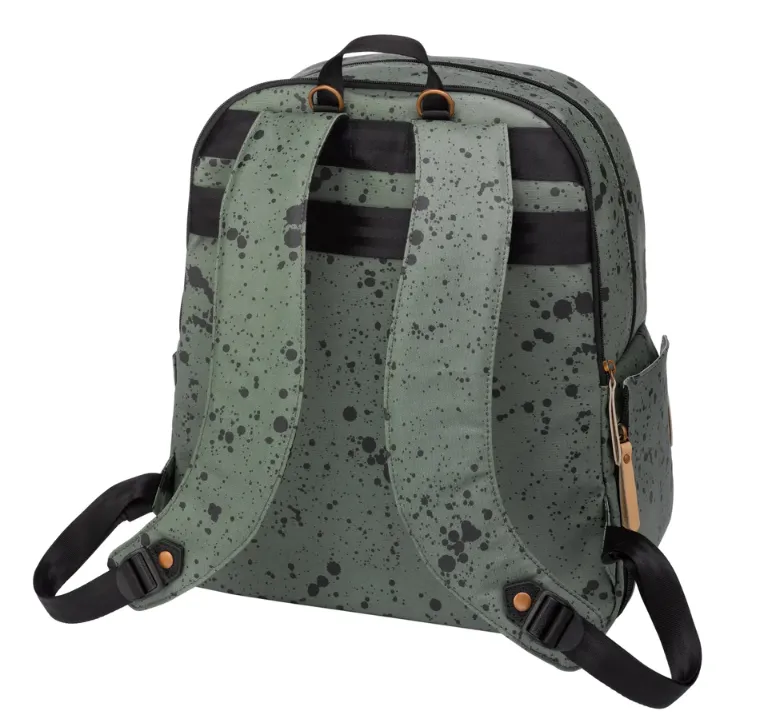 Petunia Pickle Bottom 2-in-1 Provisions Breast Pump & Diaper Bag Backpack in Olive Ink Blot