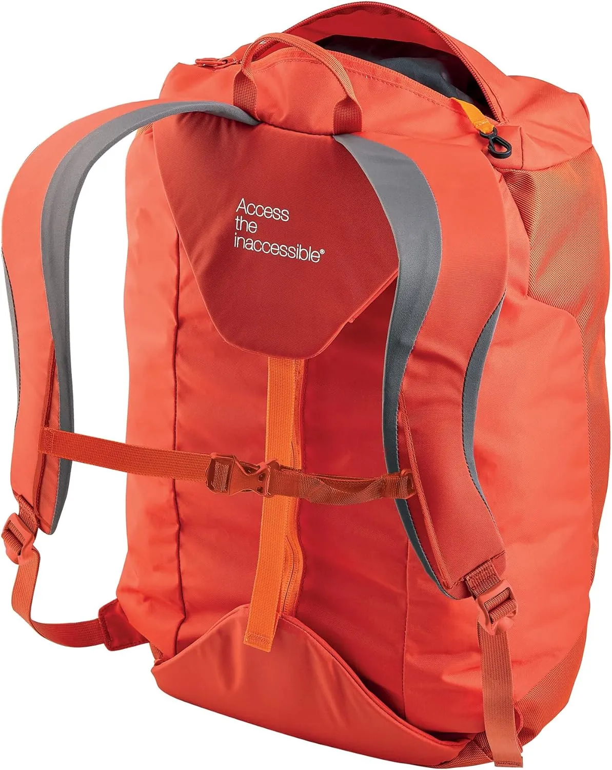 PETZL KLIFF Rope Bag - 36-Liter Rope Bag for Sport Climbing With Removable Tarp - Red/Orange