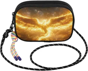Phoenix Gold Closeup Small Crossbody Bags for Women Cell Phone Purses Women's Shoulder Handbag Wallet Purse
