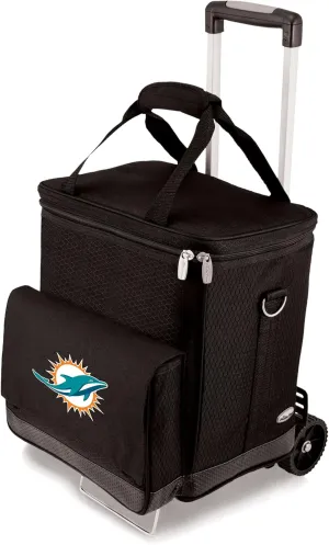 PICNIC TIME NFL Unisex-Adult NFL Cellar 6-Bottle Wine Carrier & Cooler Tote with Trolley