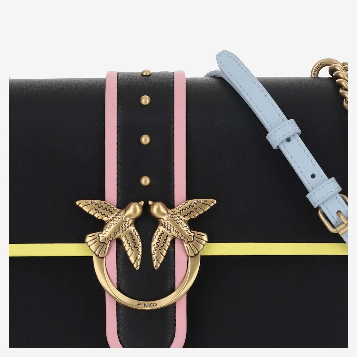 Pinko Classic Love One Leather Bag