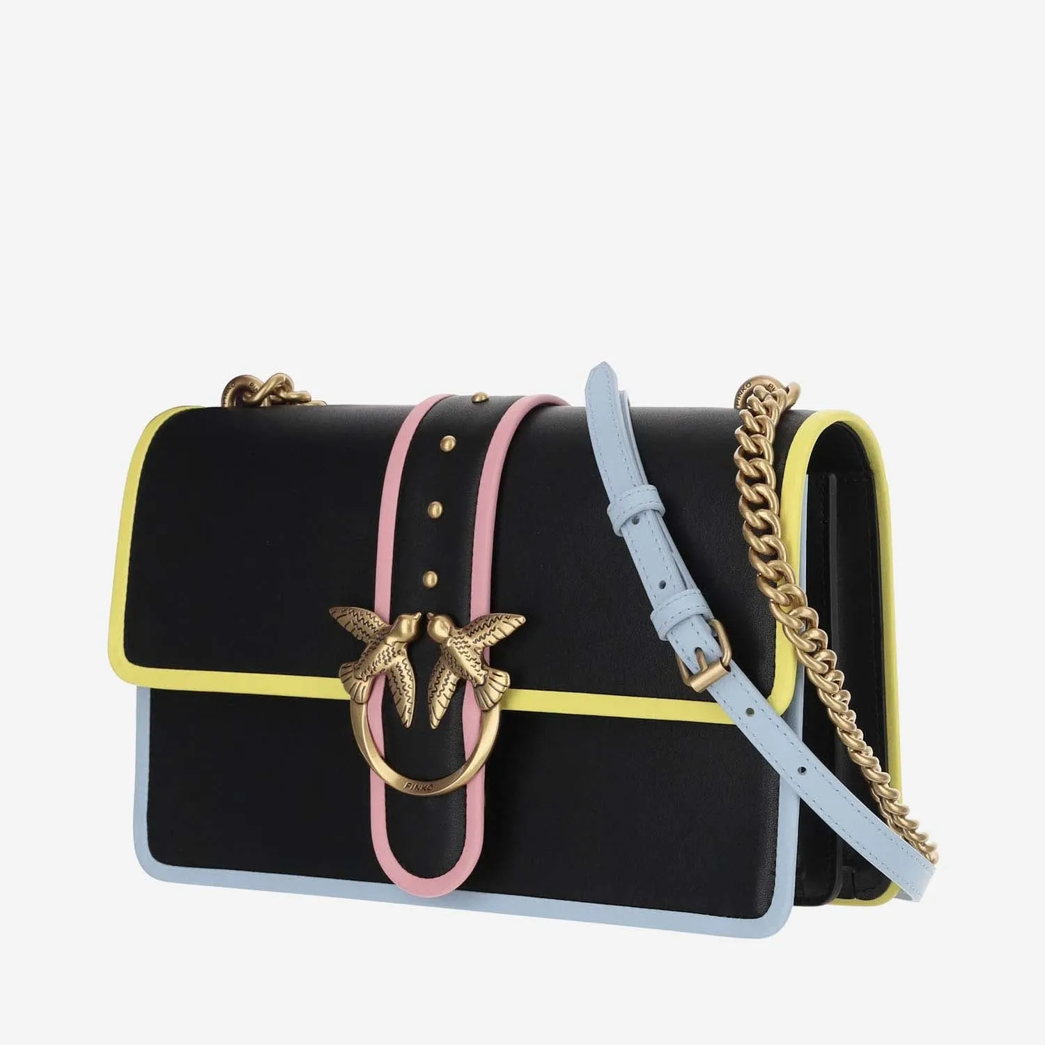 Pinko Classic Love One Leather Bag