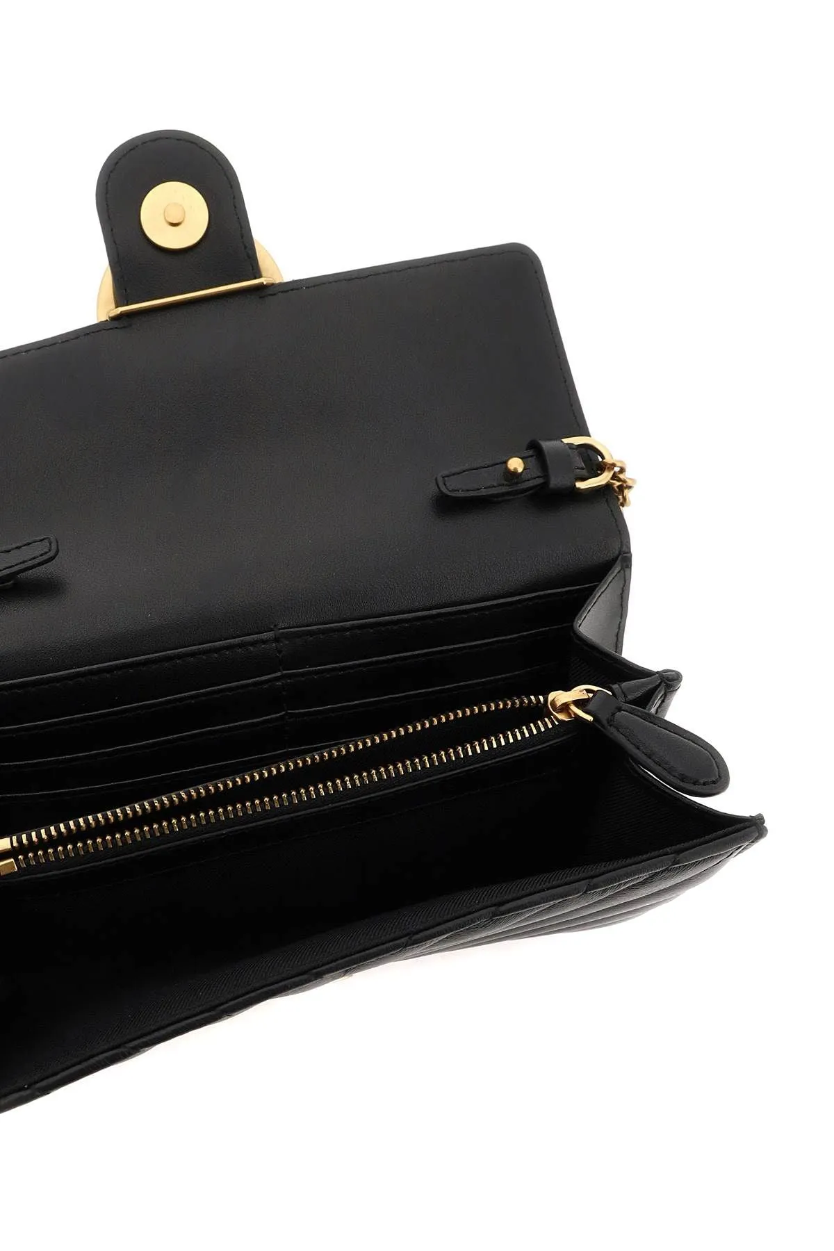 Pinko Love Bag Chevron Crossbody Bag