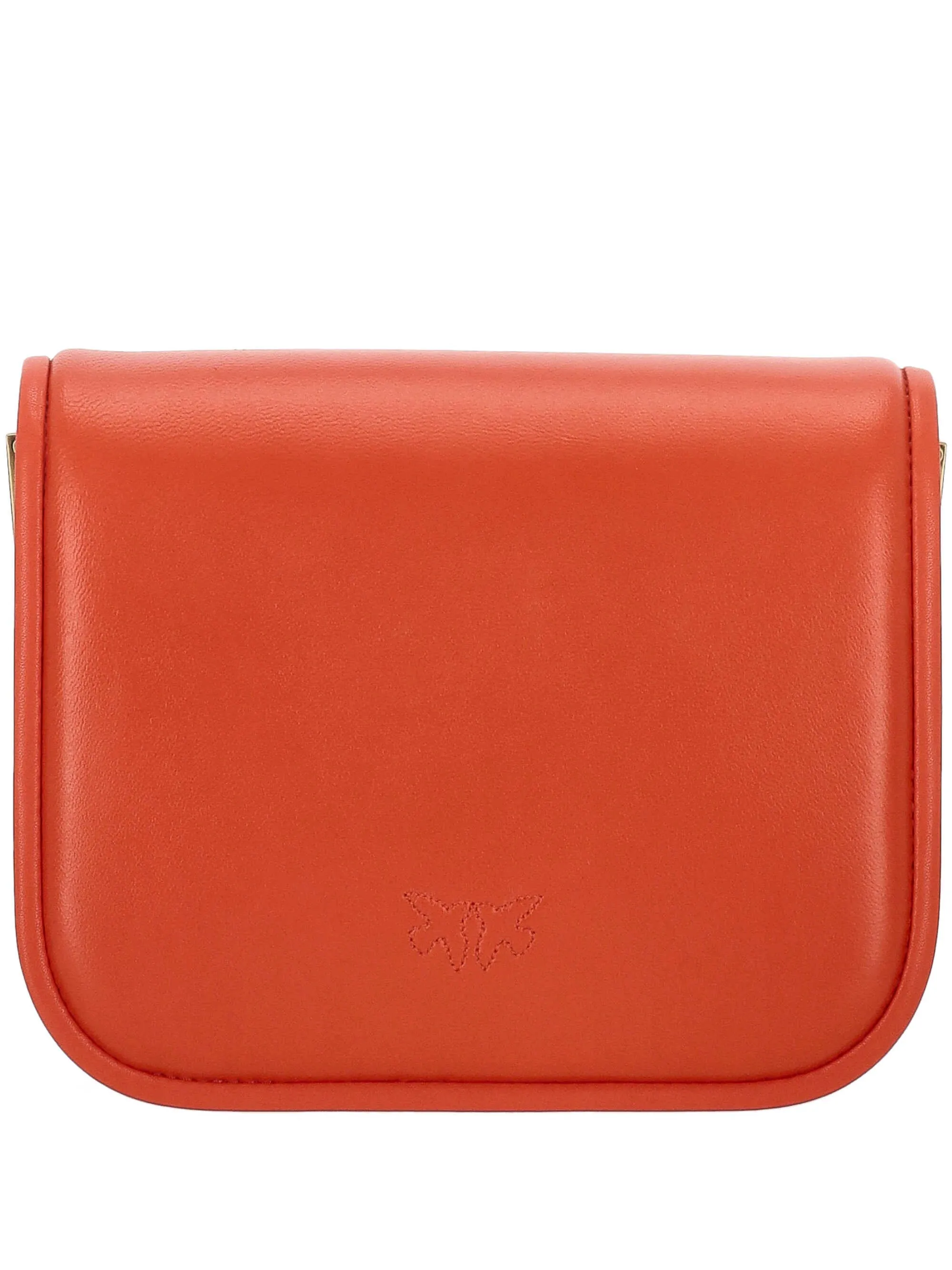 Pinko Love Box Red Antique Gold Bag