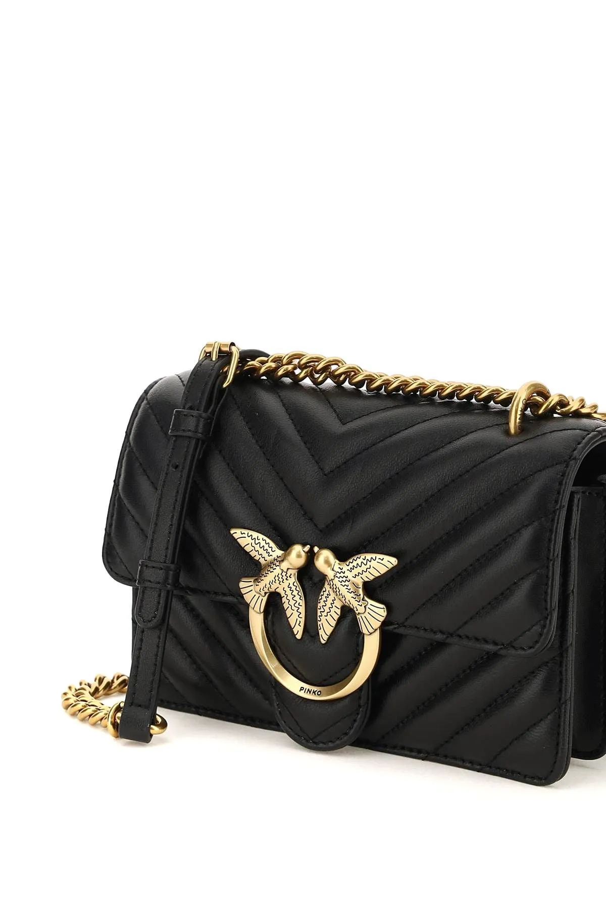 Pinko Mini Love Bag One Chevron