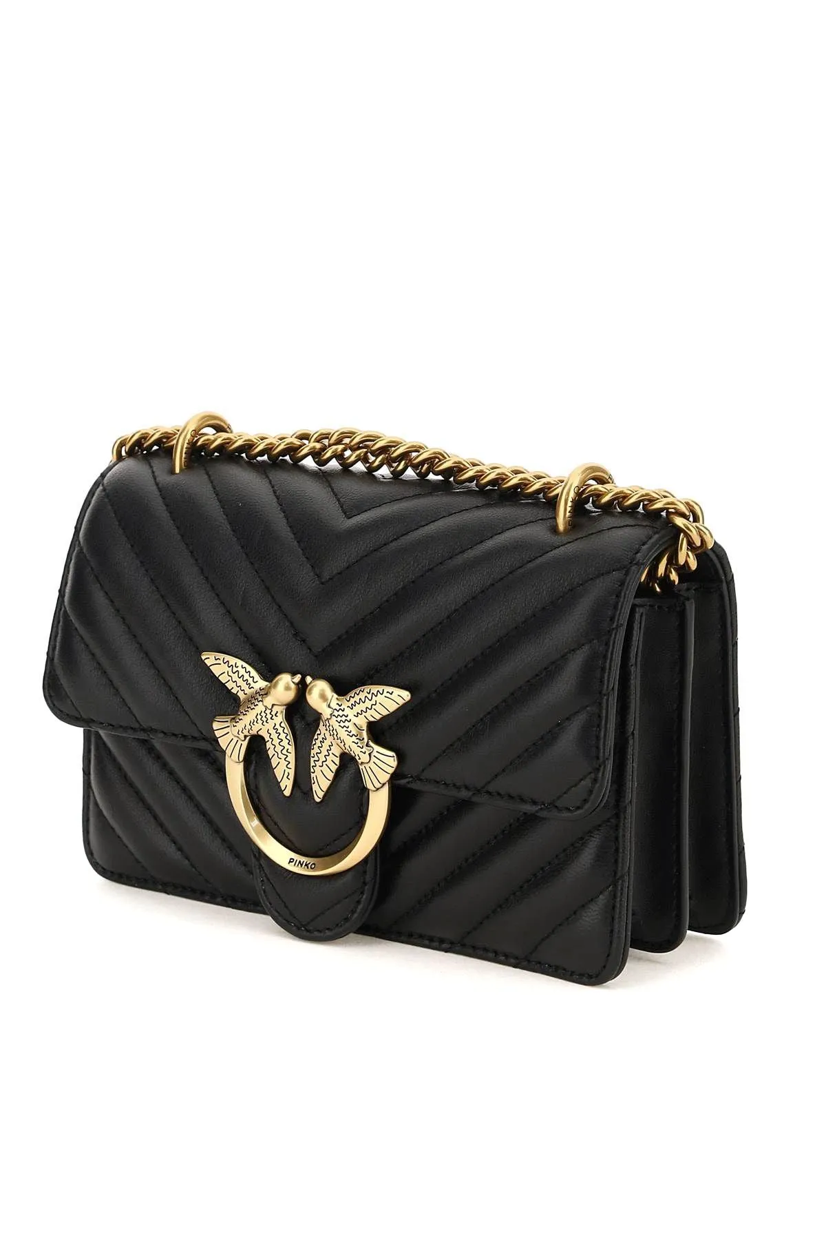 Pinko Mini Love Bag One Chevron