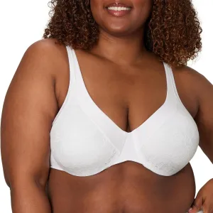 Playtex Women's Secrets Underwire Bra 4833, Ultra-Soft No-Poke, Back Smoothing Bra