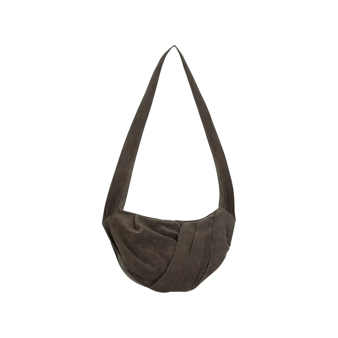 Pleated Crossbody Bag