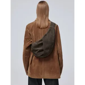 Pleated Crossbody Bag