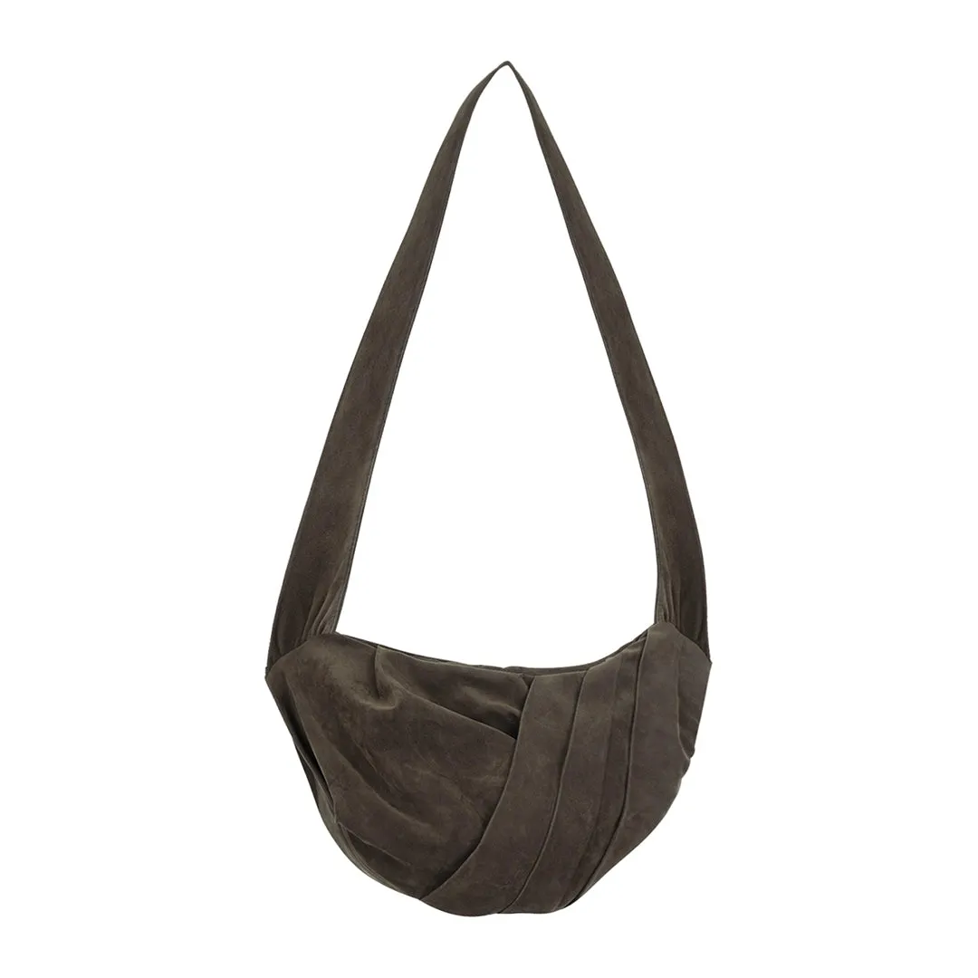 Pleated Crossbody Bag