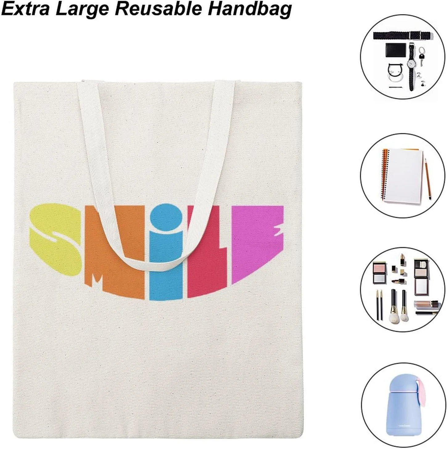 Pop Music Tote Bags, Womens Shoulder Bag, Print Travel Bag, Novelty Canvas Tote Bag Double, Funny Reusable Grocery Bag