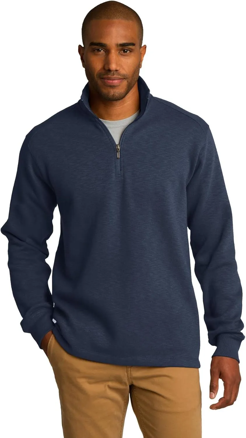 Port Authority Slub Fleece 1/4-Zip Pullover
